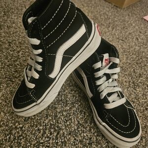 Vans Kids Black High-Top Sneakers